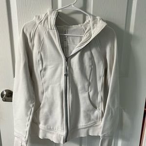 Lululemon Zip Hoodie size 8 White